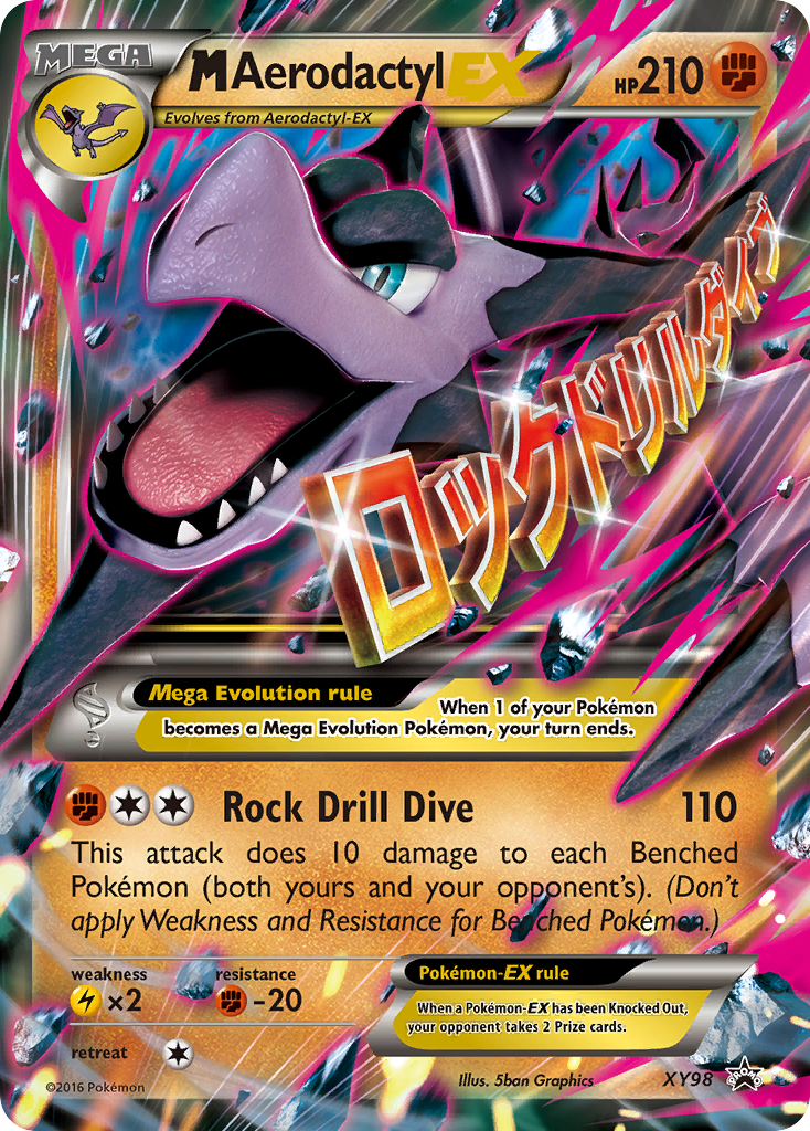 M Aerodactyl EX (XY98) [XY: Black Star Promos] | Dumpster Cat Games