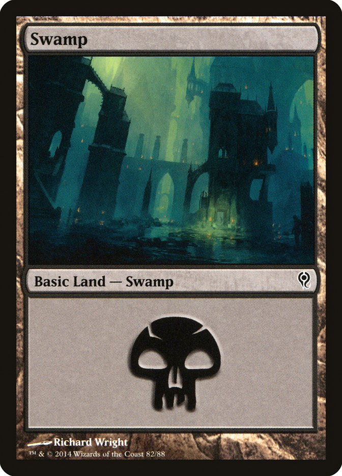 Swamp (82) [Duel Decks: Jace vs. Vraska] | Dumpster Cat Games