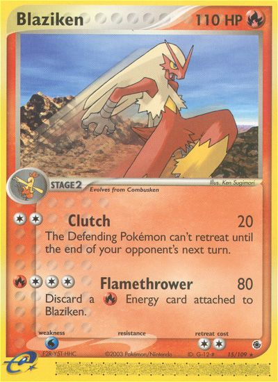 Blaziken (15/109) [EX: Ruby & Sapphire] | Dumpster Cat Games