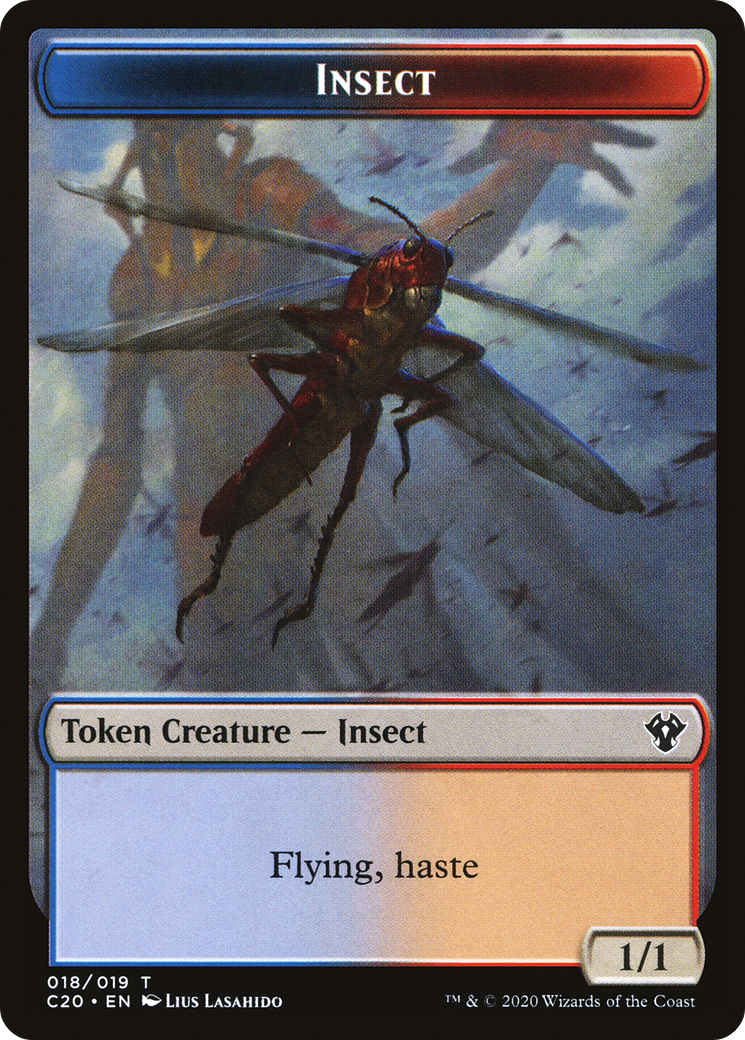 Treasure // Insect Double-Sided Token [Secret Lair: Heads I Win, Tails You Lose Tokens] | Dumpster Cat Games