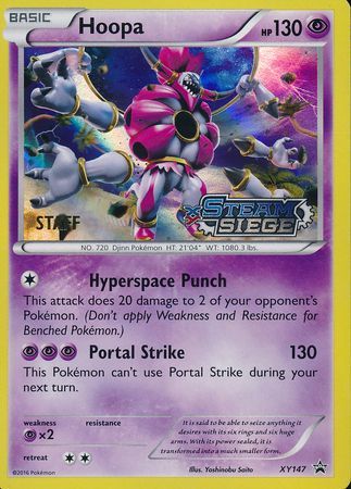 Hoopa (XY147) (Staff) [XY: Black Star Promos] | Dumpster Cat Games