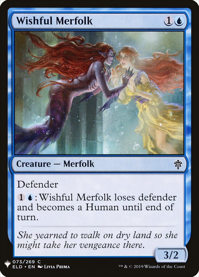 Wishful Merfolk [Mystery Booster] | Dumpster Cat Games