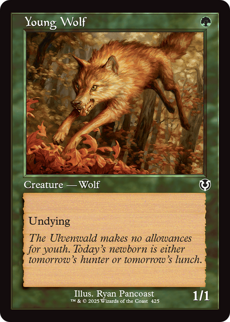 Young Wolf (Retro Frame) [Innistrad Remastered] | Dumpster Cat Games