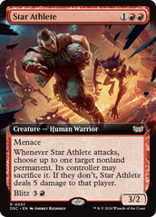 Star Athlete (Extended Art) [Duskmourn: House of Horror Commander] | Dumpster Cat Games