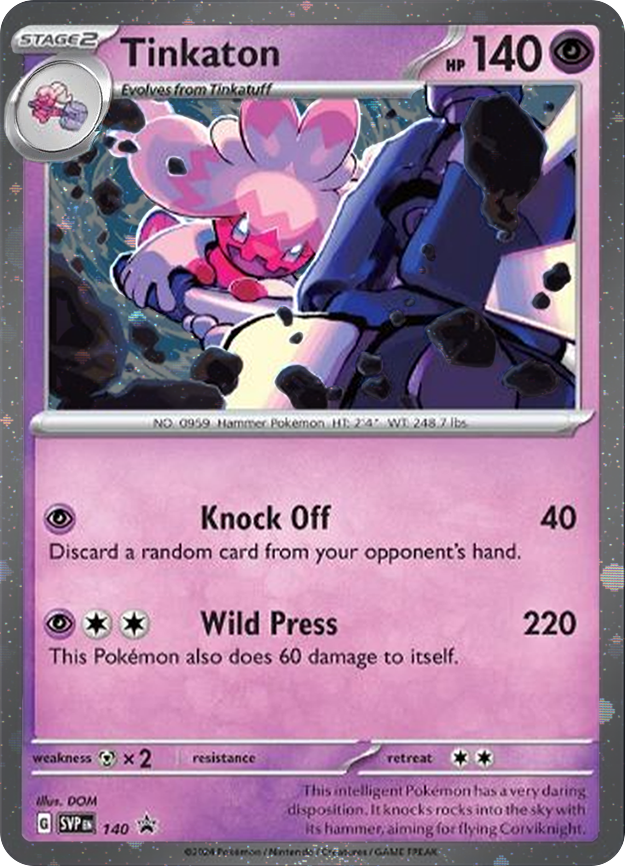 Tinkaton (SVP140) (Cosmos Holo) [SV: Scarlet & Violet Promo Cards] | Dumpster Cat Games