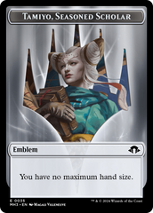 Tamiyo, Seasoned Scholar // Energy Reserve Double-Sided Token [Modern Horizons 3 Tokens] | Dumpster Cat Games