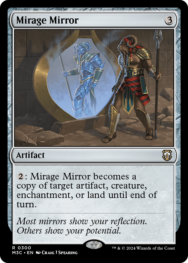 Mirage Mirror (Ripple Foil) [Modern Horizons 3 Commander] | Dumpster Cat Games