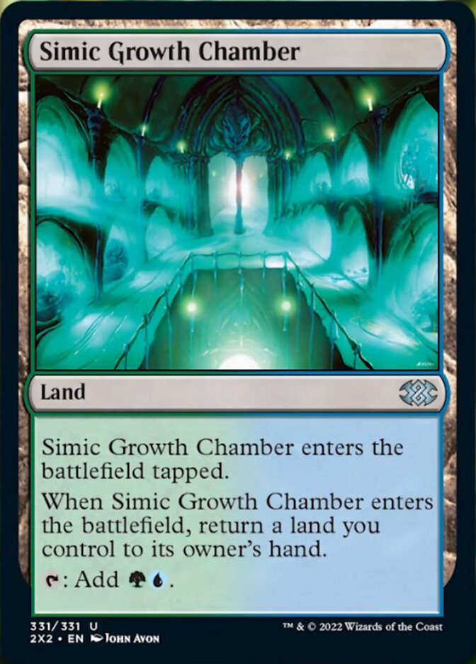 Simic Growth Chamber [Double Masters 2022] | Dumpster Cat Games