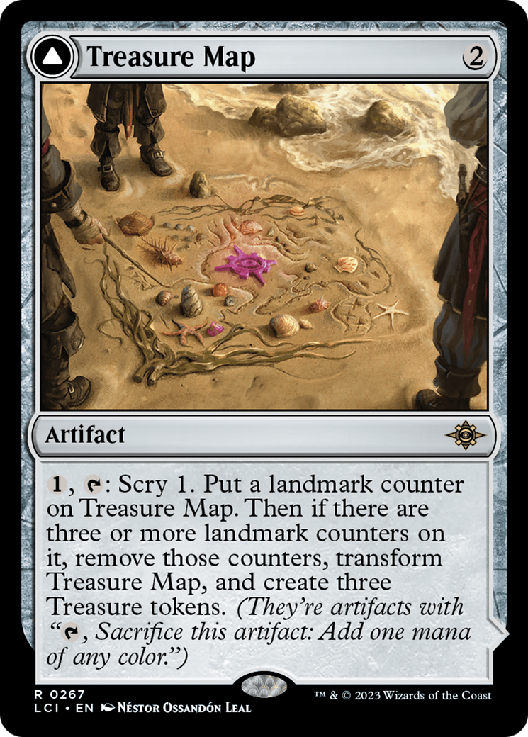 Treasure Map // Treasure Cove [The Lost Caverns of Ixalan] | Dumpster Cat Games