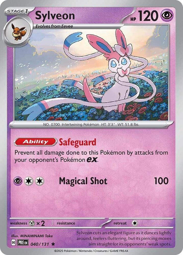 Sylveon (040/131) [Scarlet & Violet: Prismatic Evolutions] | Dumpster Cat Games