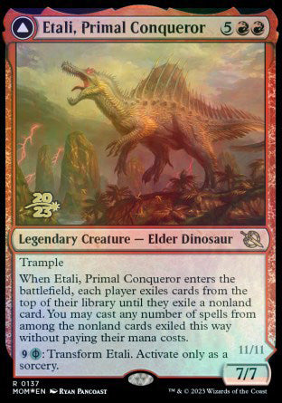 Etali, Primal Conqueror // Etali, Primal Sickness [March of the Machine Prerelease Promos] | Dumpster Cat Games