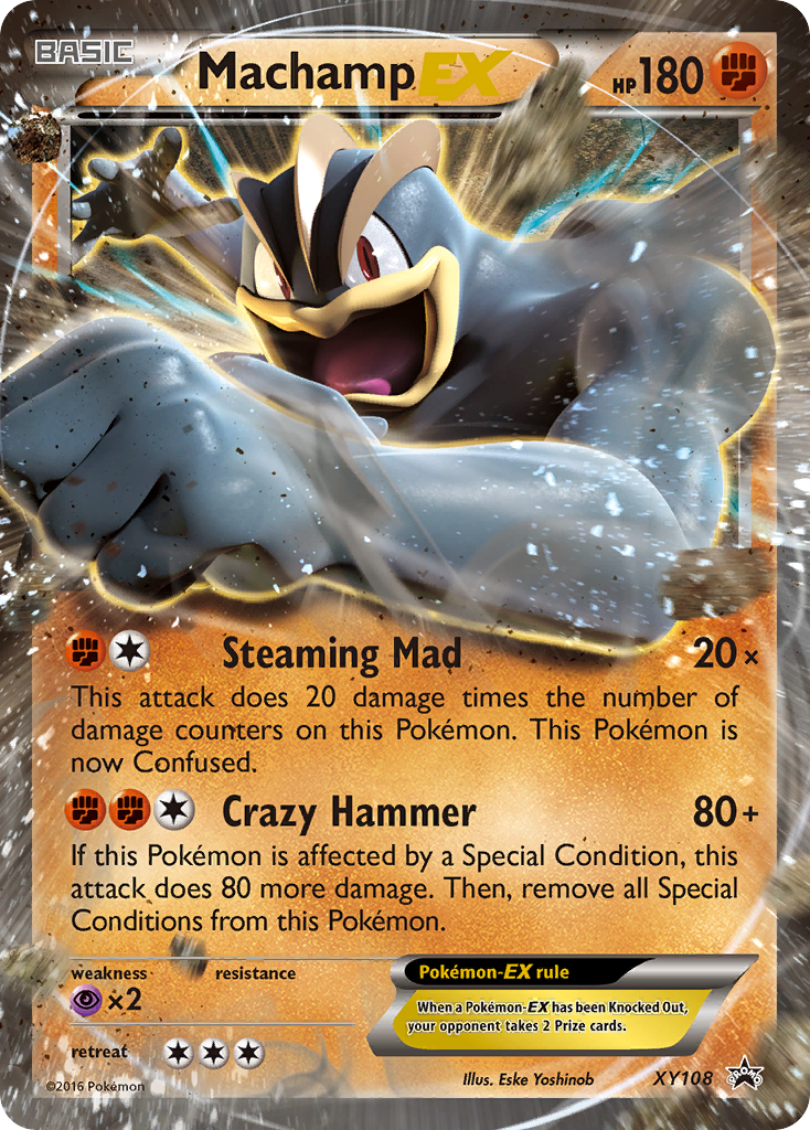 Machamp EX (XY108) [XY: Black Star Promos] | Dumpster Cat Games