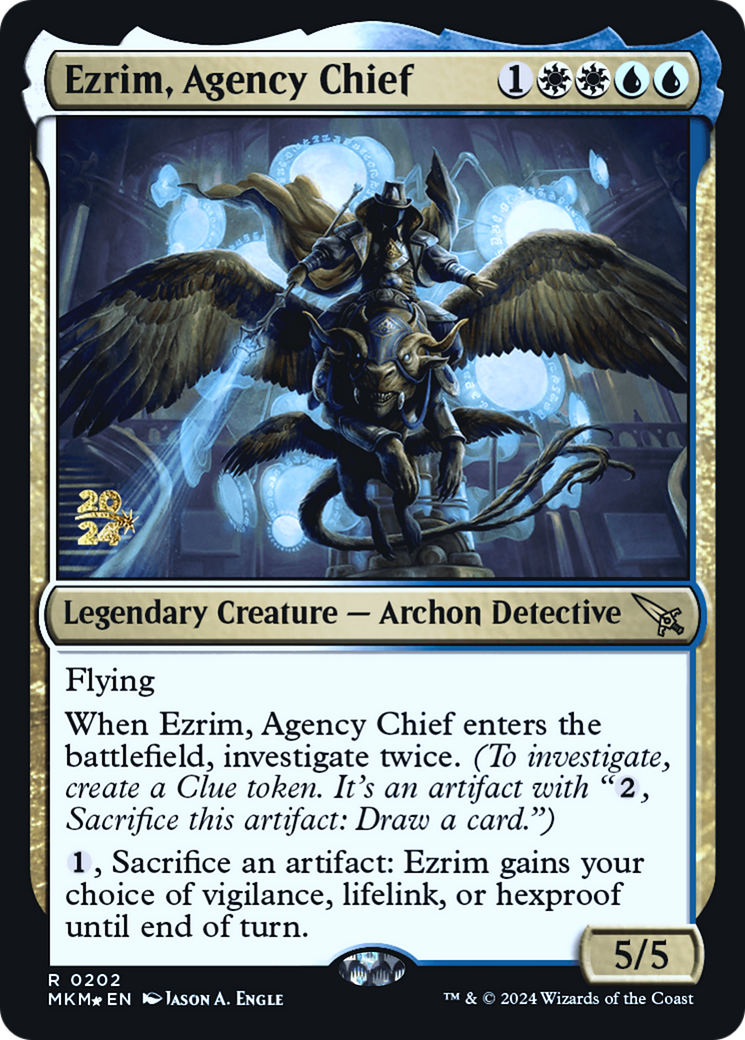 Ezrim, Agency Chief [Murders at Karlov Manor Prerelease Promos] | Dumpster Cat Games