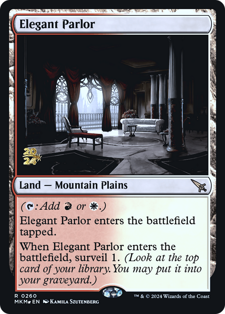 Elegant Parlor [Murders at Karlov Manor Prerelease Promos] | Dumpster Cat Games