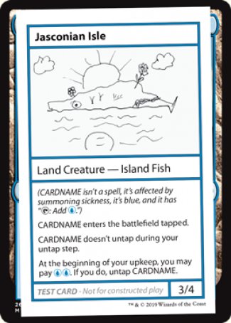 Jasconian Isle (2021 Edition) [Mystery Booster Playtest Cards] | Dumpster Cat Games