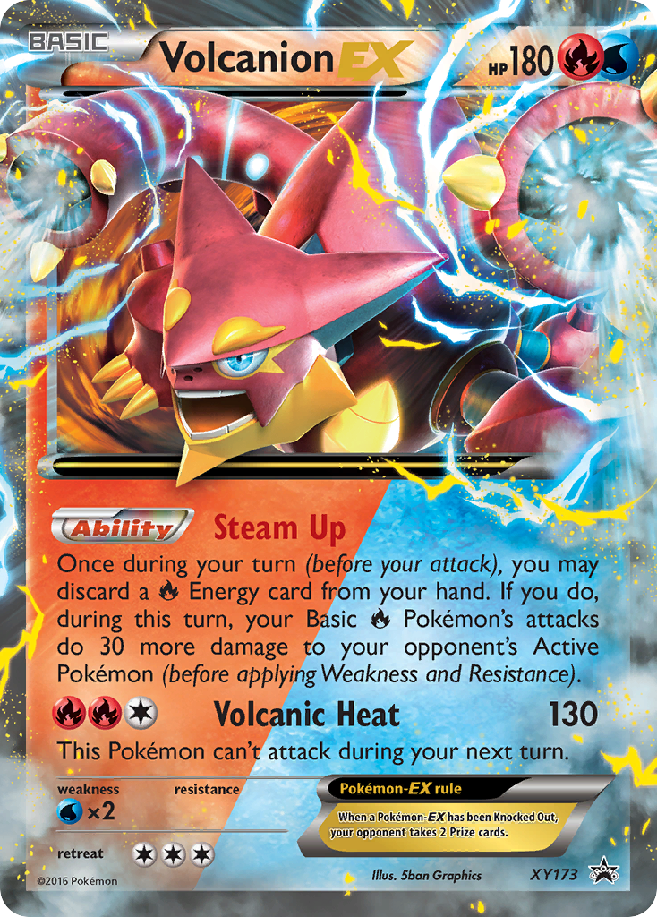 Volcanion EX (XY173) [XY: Black Star Promos] | Dumpster Cat Games