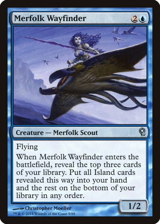 Merfolk Wayfinder [Duel Decks: Jace vs. Vraska] | Dumpster Cat Games