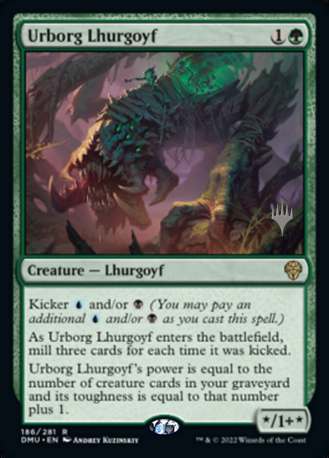 Urborg Lhurgoyf (Promo Pack) [Dominaria United Promos] | Dumpster Cat Games