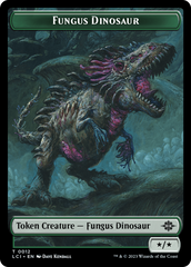 Fungus Dinosaur // Spirit Double-Sided Token [The Lost Caverns of Ixalan Tokens] | Dumpster Cat Games