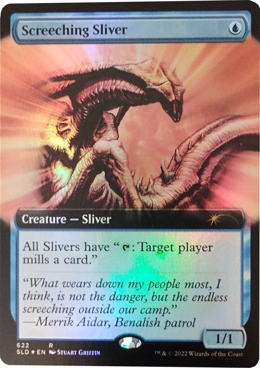 Screeching Sliver (Extended Art) [Secret Lair Drop Promos] | Dumpster Cat Games