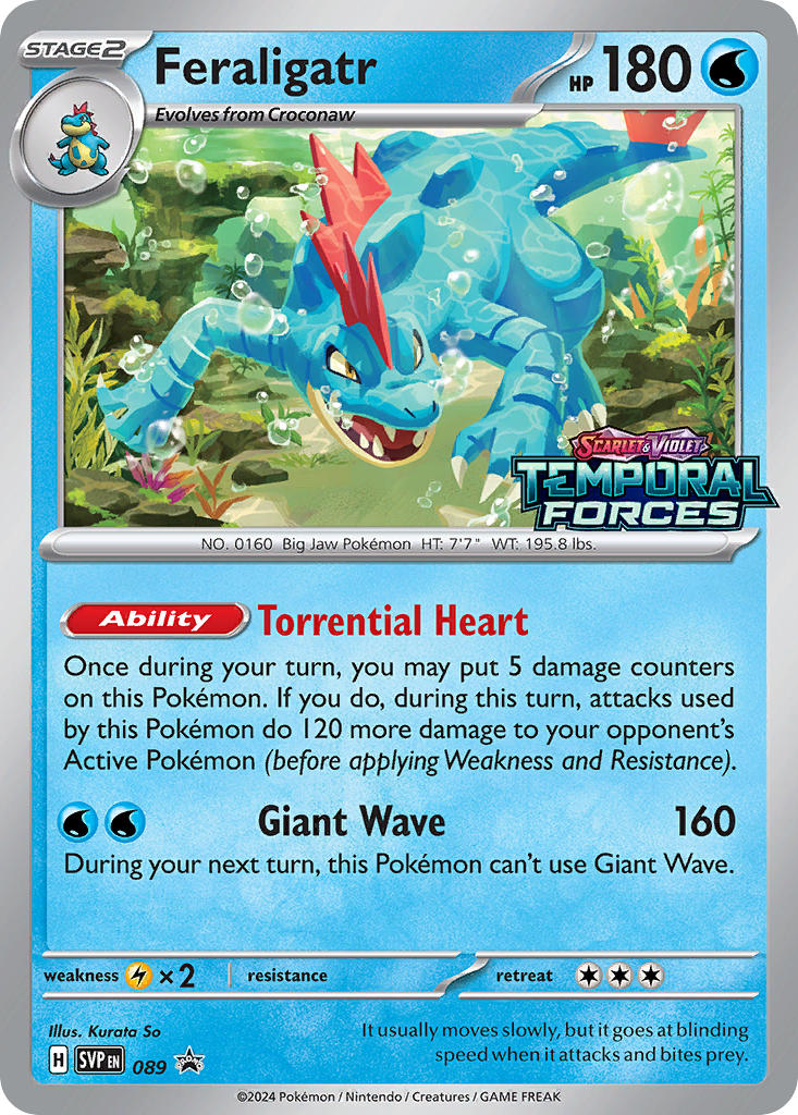 Feraligatr (089) [Scarlet & Violet: Black Star Promos] | Dumpster Cat Games