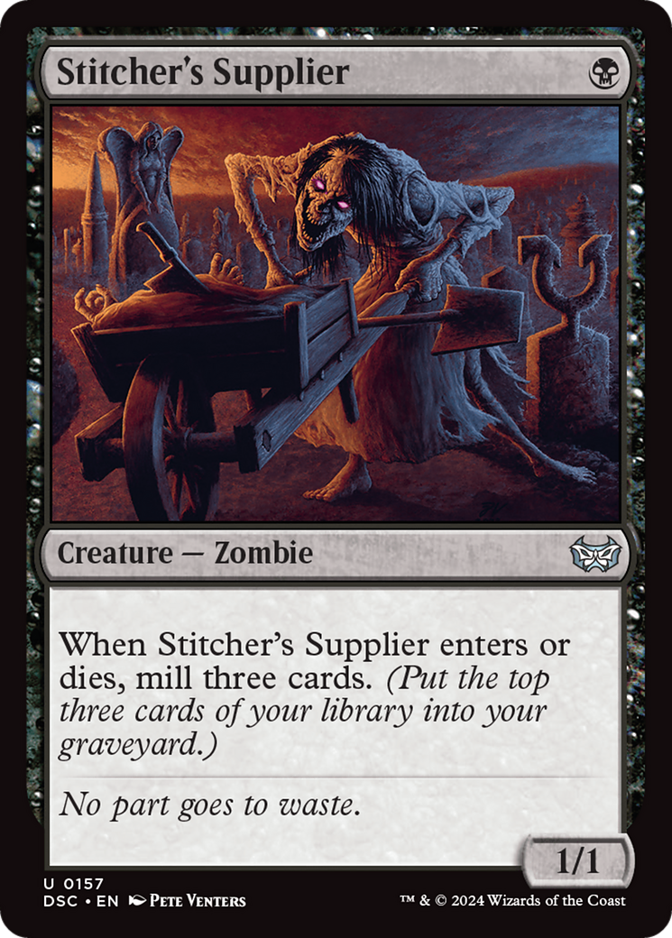 Stitcher's Supplier [Duskmourn: House of Horror Commander] | Dumpster Cat Games