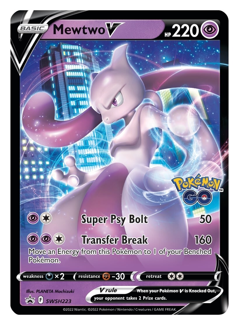 Mewtwo V (SWSH223) [Sword & Shield: Black Star Promos] | Dumpster Cat Games