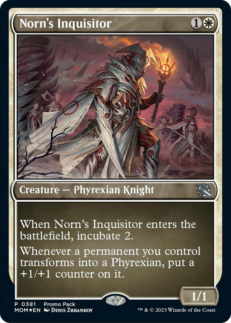 Norn's Inquisitor (Promo Pack) [March of the Machine Promos] | Dumpster Cat Games