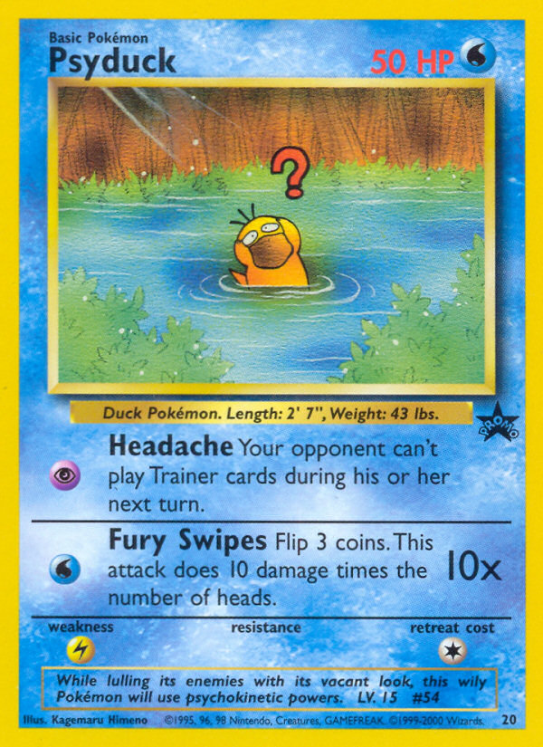 Psyduck (20) [Wizards of the Coast: Black Star Promos] | Dumpster Cat Games