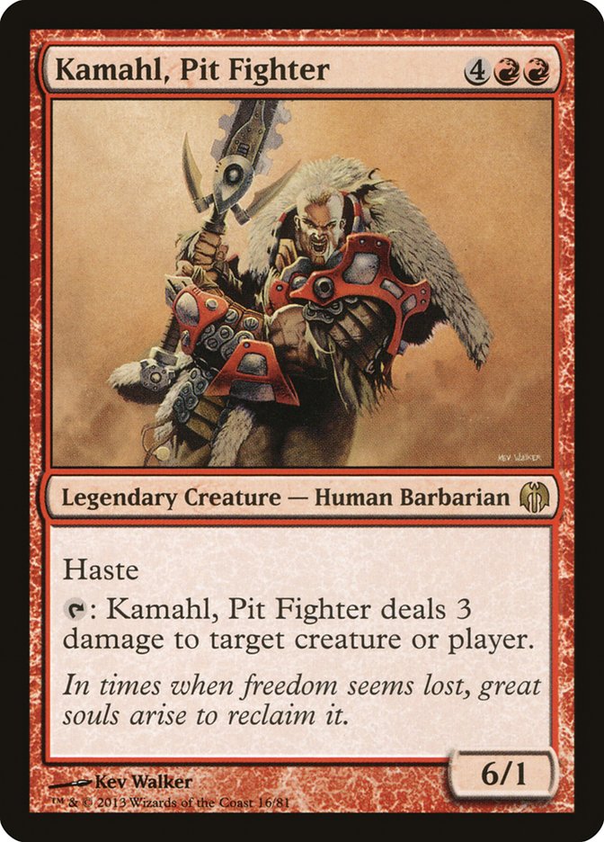 Kamahl, Pit Fighter [Duel Decks: Heroes vs. Monsters] | Dumpster Cat Games