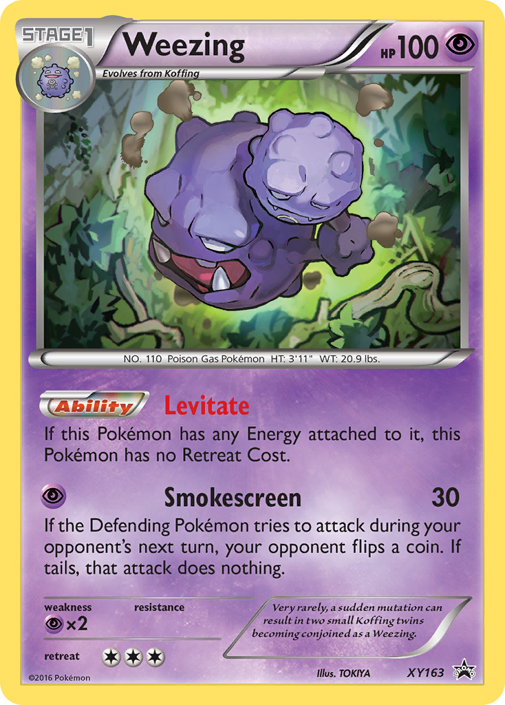 Weezing (XY163) [XY: Black Star Promos] | Dumpster Cat Games