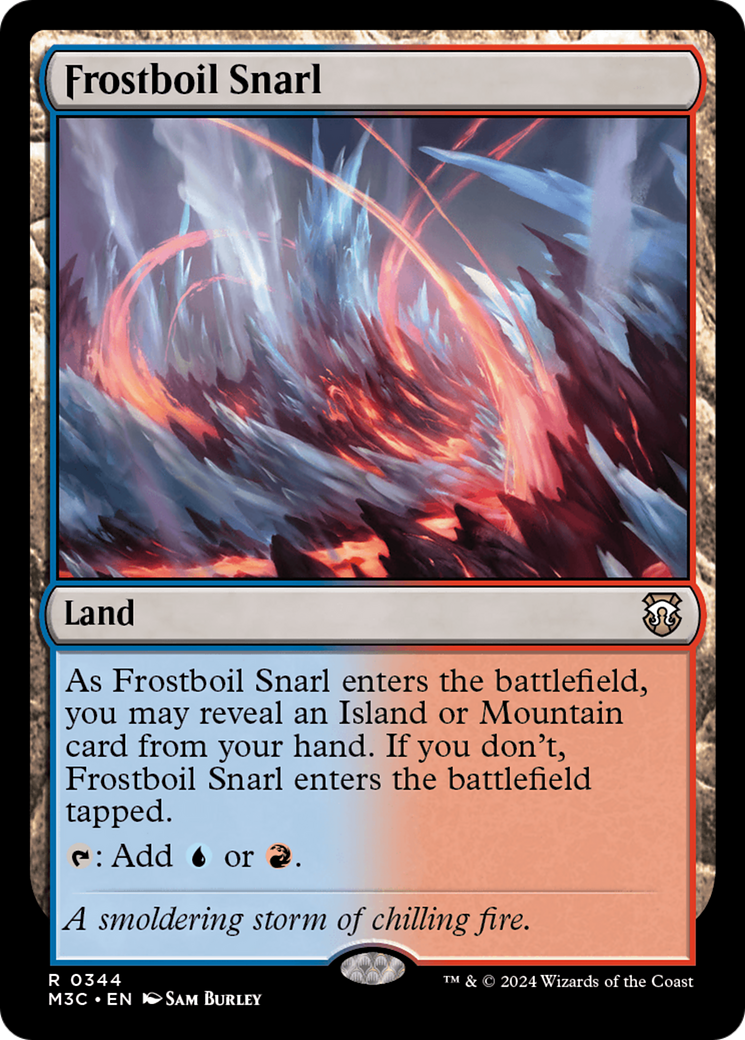 Frostboil Snarl (Ripple Foil) [Modern Horizons 3 Commander] | Dumpster Cat Games