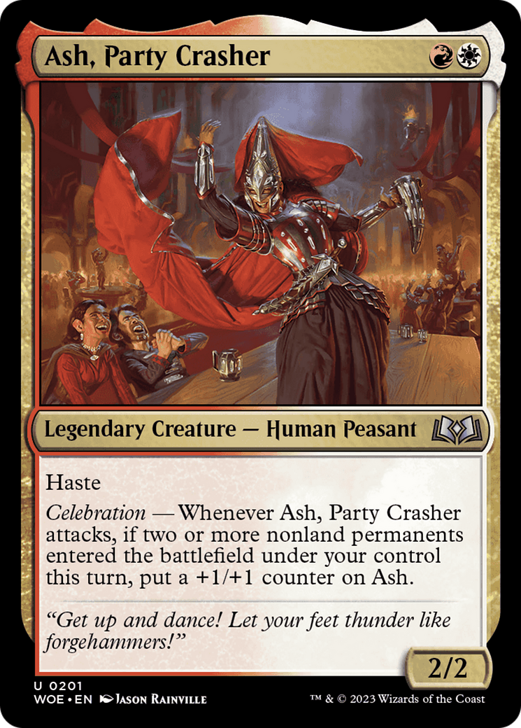 Ash, Party Crasher [Wilds of Eldraine] | Dumpster Cat Games