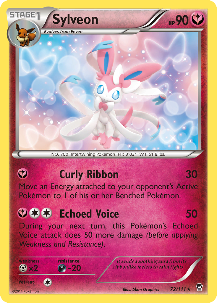 Sylveon (72/111) [XY: Furious Fists] | Dumpster Cat Games