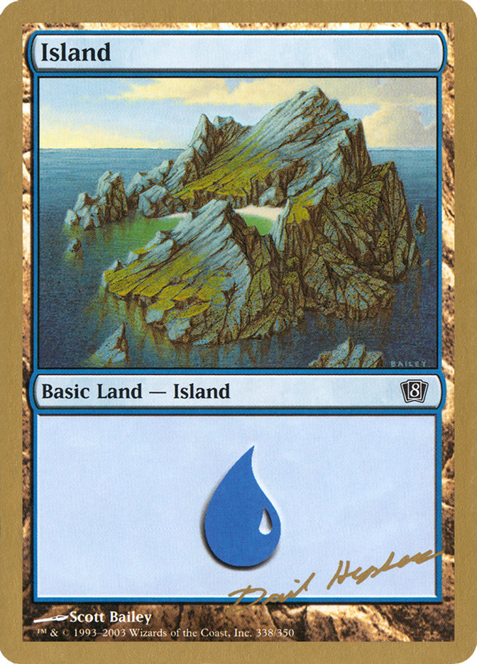 Island (dh338) (Dave Humpherys) [World Championship Decks 2003] | Dumpster Cat Games