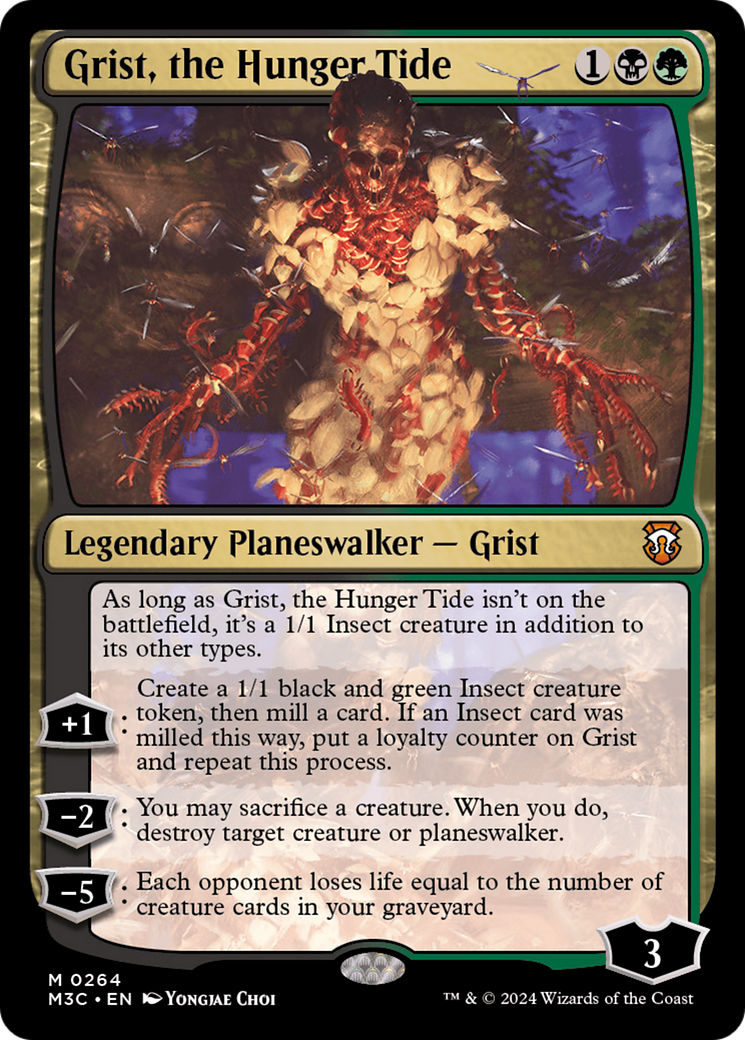 Grist, the Hunger Tide [Modern Horizons 3 Commander] | Dumpster Cat Games