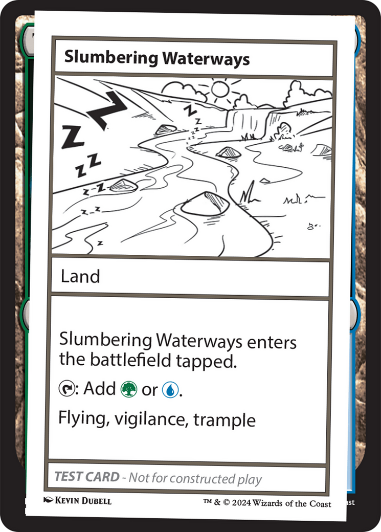 Slumbering Waterways [Mystery Booster 2 Playtest Cards] | Dumpster Cat Games