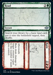 Road // Ruin (Sketch) [Modern Horizons 2] | Dumpster Cat Games