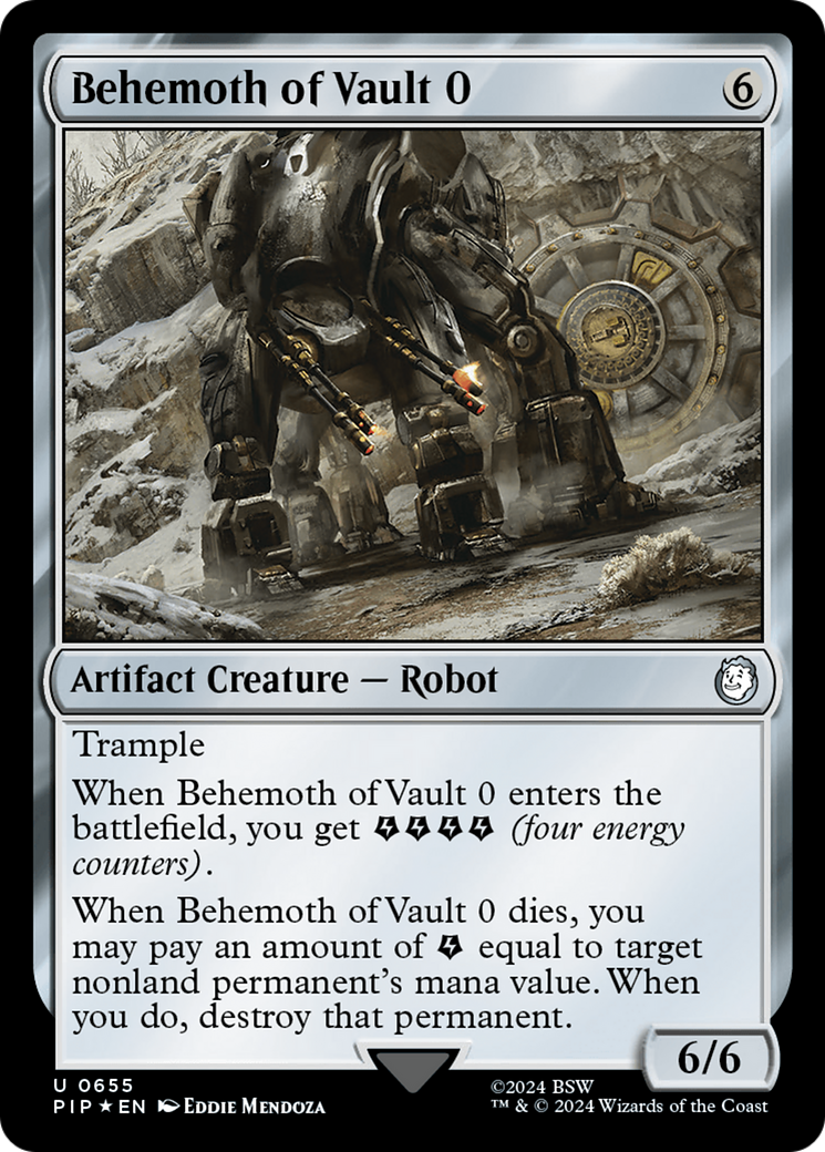 Behemoth of Vault 0 (Surge Foil) [Fallout] | Dumpster Cat Games