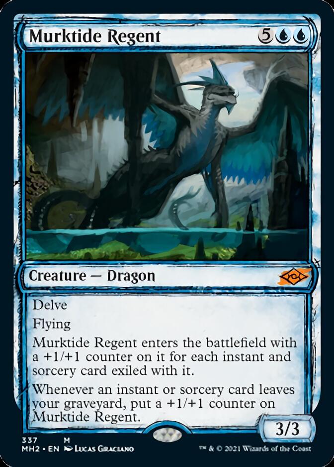 Murktide Regent (Sketch) [Modern Horizons 2] | Dumpster Cat Games