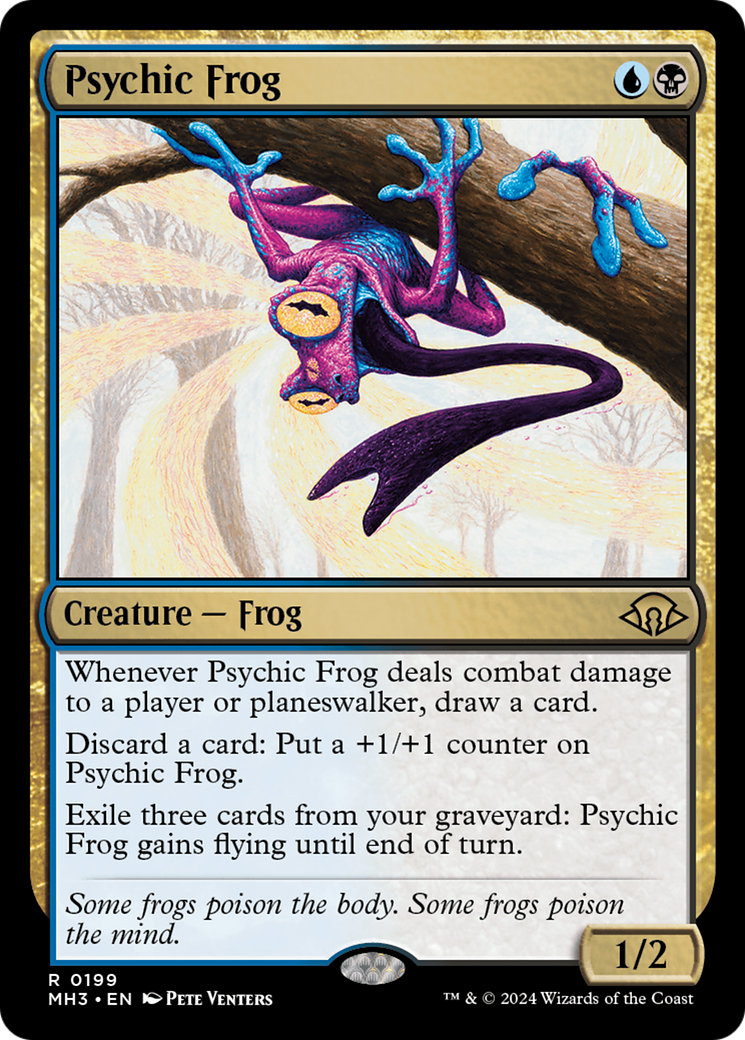 Psychic Frog [Modern Horizons 3] | Dumpster Cat Games