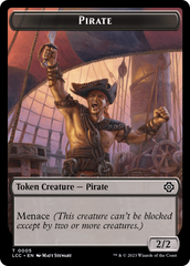 City's Blessing // Pirate (0005) Double-Sided Token [The Lost Caverns of Ixalan Commander Tokens] | Dumpster Cat Games