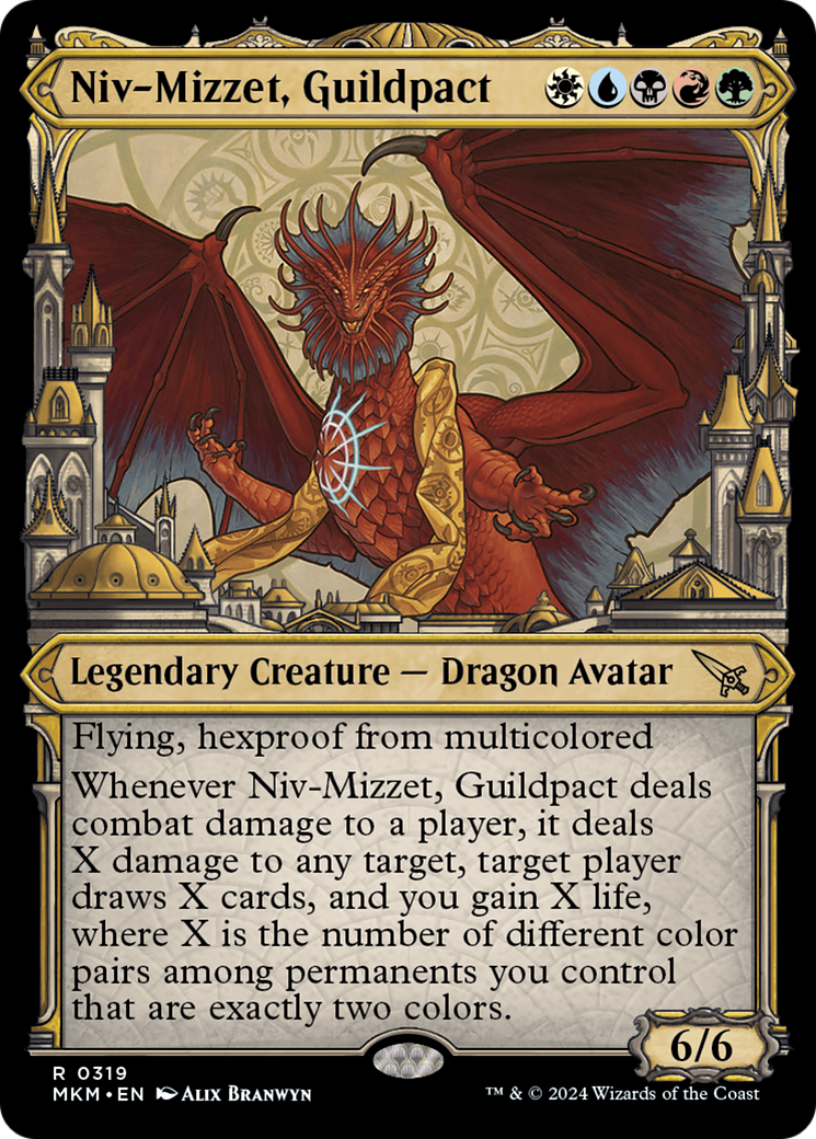 Niv-Mizzet, Guildpact (Showcase) (319) [Murders at Karlov Manor] | Dumpster Cat Games