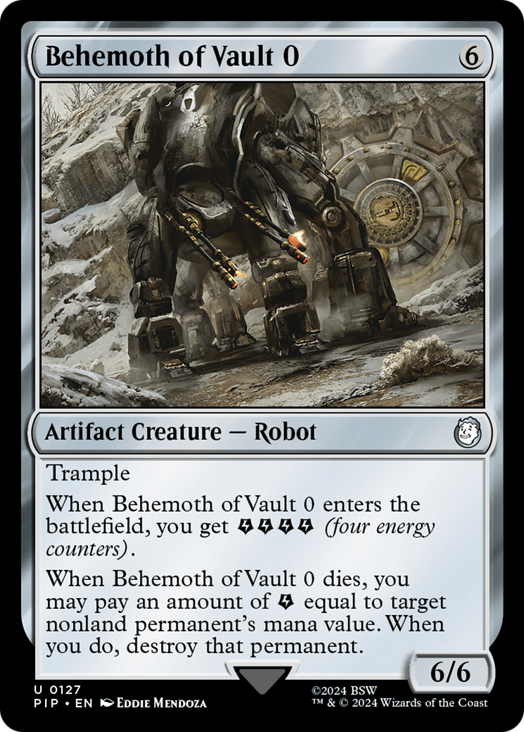 Behemoth of Vault 0 [Fallout] | Dumpster Cat Games