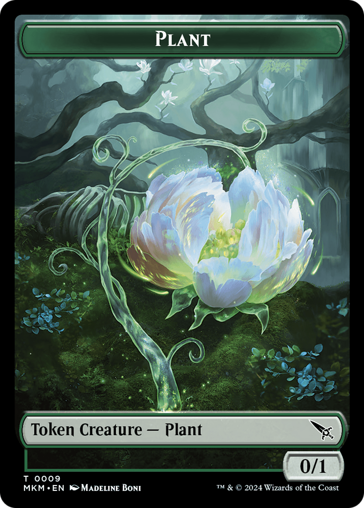 Plant Token [Murders at Karlov Manor Tokens] | Dumpster Cat Games