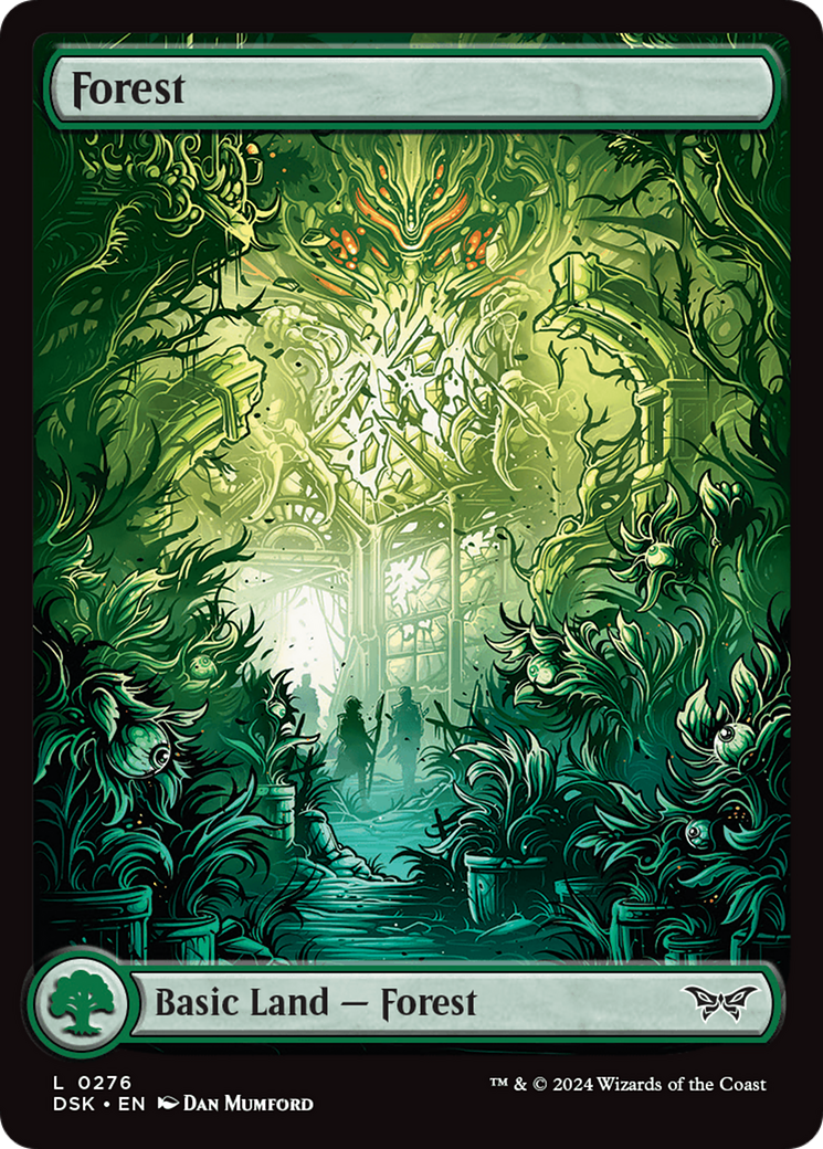 Forest (276) - Full Art [Duskmourn: House of Horror] | Dumpster Cat Games