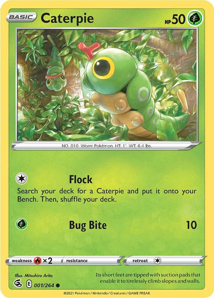 Caterpie (001/264) [Sword & Shield: Fusion Strike] | Dumpster Cat Games