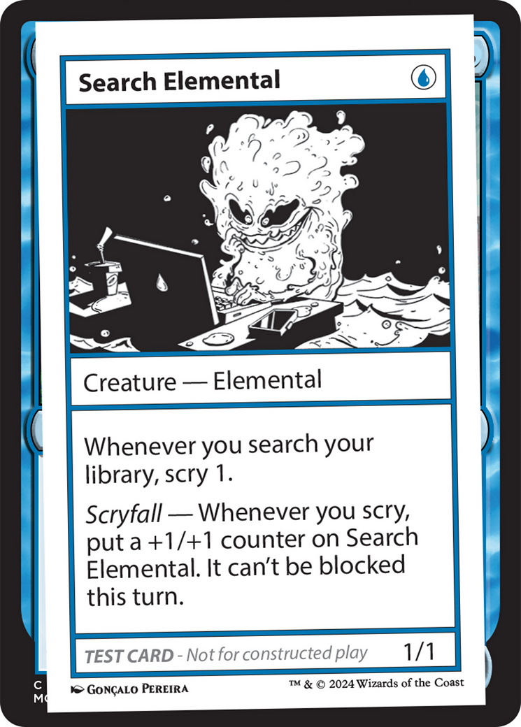 Search Elemental [Mystery Booster 2 Playtest Cards] | Dumpster Cat Games