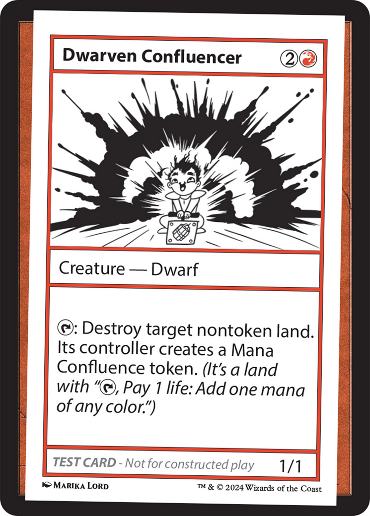 Dwarven Confluencer [Mystery Booster 2 Playtest Cards] | Dumpster Cat Games