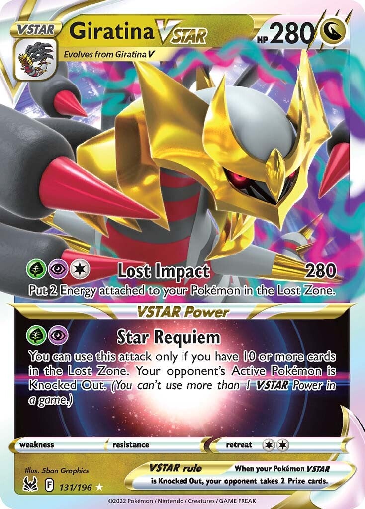 Giratina VSTAR (131/196) (Jumbo Card) [Sword & Shield: Lost Origin] | Dumpster Cat Games